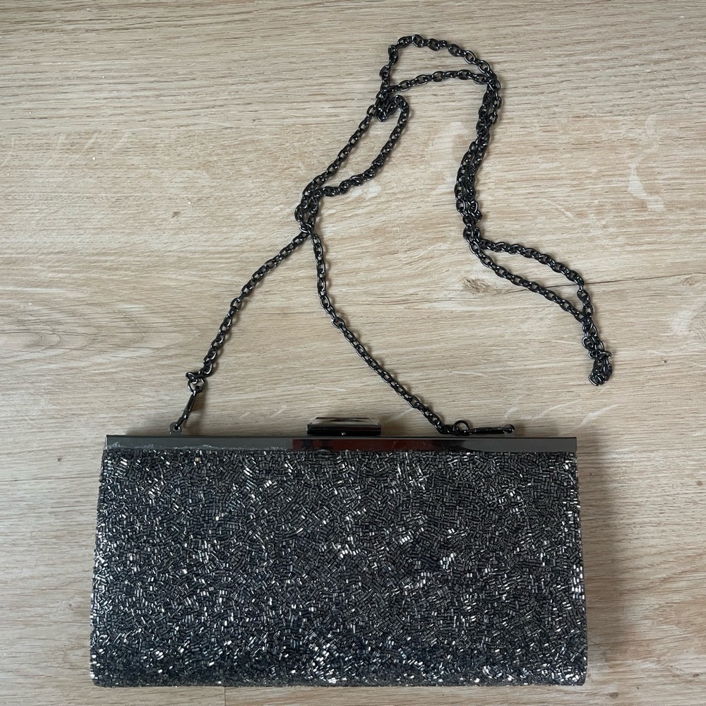 Jessica McClintock sequin clutch - worn once - Picture 3 of 8